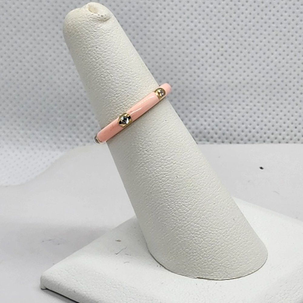 Brand New Sterling Silver 925 Light PINK Band / Ring - Picture 5 of 5